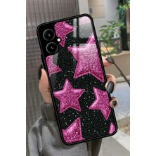 Snacase Omix X3 Uyumlu Pembe Yıldız Tasarımlı Parlak Silikon Kılıf