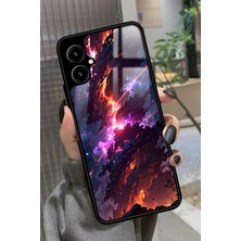 Snacase Omix X5 Uyumlu Soyut Sanat Tasarımlı Parlak Silikon Kılıf