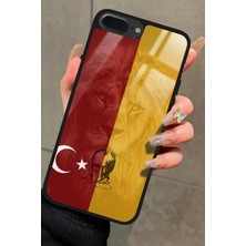 Snacase Apple iPhone 8 Plus Uyumlu Aslan Tasarımlı Parlak Silikon Kılıf