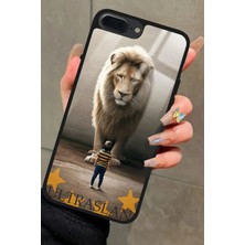 Snacase Apple iPhone 7 Plus Uyumlu Aslan Tasarımlı Parlak Silikon Kılıf