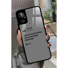 Snacase General Mobile Gm 23 Se Uyumlu Şarkı Sözü Tasarımlı Parlak Silikon Kılıf