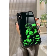 Snacase Apple iPhone Xs Uyumlu Hulk Tasarımlı Parlak Silikon Kılıf