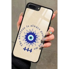 Snacase Apple iPhone 8 Plus Uyumlu 444 Yazılı Parlak Silikon Kılıf