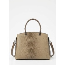 Heybe Shop Üç Bölmeli Vintage Deri Kadın Çapraz Askılı El ve Kol Çantası