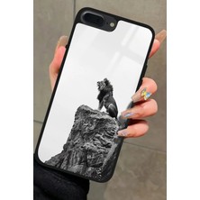 Snacase Apple iPhone 7 Plus Uyumlu Aslan Tasarımlı Parlak Silikon Kılıf