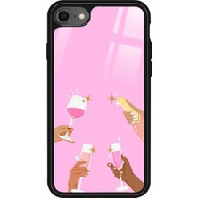 Snacase Apple iPhone Se Uyumlu Girl Power Tasarımlı Glossy Silikon Kılıf