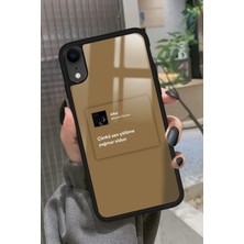 Snacase Apple iPhone Xr Uyumlu Müslüm Gürses Şarkı Sözü Tasarımlı Parlak Silikon Kılıf
