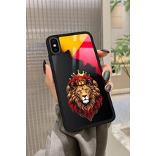 Snacase Apple iPhone x Uyumlu Aslan Tasarımlı Parlak Silikon Kılıf