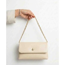 Jaseco Kuş Logolu Deri Görünümlü Zincirli Kadın Omuz Çantası