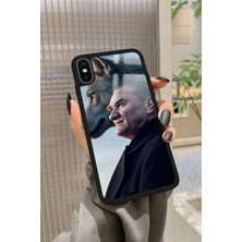 Snacase Apple iPhone Xs Uyumlu Atatürk Tasarımlı Parlak Silikon Kılıf