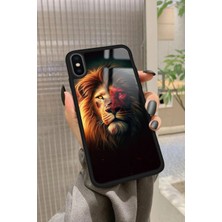 Snacase Apple iPhone Xs Uyumlu Aslan Tasarımlı Parlak Silikon Kılıf