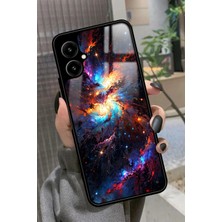 Snacase Omix X5 Uyumlu Soyut Sanat Tasarımlı Parlak Silikon Kılıf