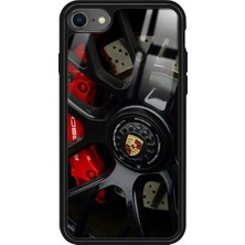 Snacase Apple iPhone 8 Uyumlu Araba Tasarımlı Parlak Silikon Kılıf