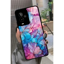 Snacase General Mobile Gm 24 Pro Uyumlu Pembe Çiçek Tasarımlı Parlak Silikon Kılıf