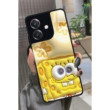 Snacase Oppo A3 5g Uyumlu Sunger Bob Tasarımlı Parlak Silikon Kılıf