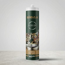 Sibax NS69 Pu Sıvı Çivi 310 ml Hızlı Kuruyan Poliüretan Montaj Yapıştırıcı Çelik Ahşap Beton