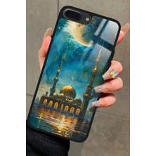 Snacase Apple iPhone 7 Plus Uyumlu Cami Tasarımlı Parlak Silikon Kılıf