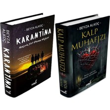 İndigo Kitap Karantina 1 Ciltli ve Kalp Muhafızı 1 Ciltli (Beyza Alkoç) 2'li Set