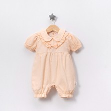 Jolly Joy Puanlı Tüllü Kız Tulum - Somon - 3 - 6 Ay Somon