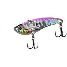 Ryuji Mirror Vib 4gr 3.5cm Vibrasyon Jig Yem Renk Pink Point Glow