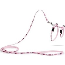 SHC4200 Beeztees Yavru Kedi Göğüs Tasması ve Gezdirme Kayışı, 120CM, Pembe, 15-33CM