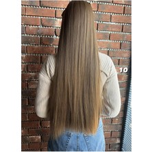 Özbience Fiber Sentetik Düz Yarım Ay ve Yan Çıtlı Şık Takı Ucu Seti