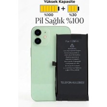 Telefon Kulübesi iphone 13 Mini Uyumlu Batarya Pil Güçlendirilmiş (Hata Vermez)