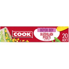 Cook Buzdolabı Poşeti Büyük 20'li 5 Adet