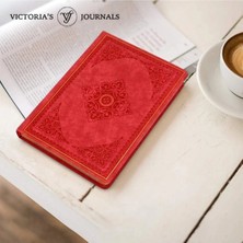 Victoria's Journals Vintage Old Book Defter 14X20 Cm. 80GR. 128 Yaprak.çizgili