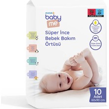 Sleepy Süper Ince Alt Değiştirme Örtüsü 60X90 cm 10 Adet (4 Adet)