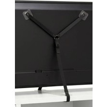 Usin Vidasız Montajsız Kendinden Yapışkanlı LCD Tv Kemeri Çoçuk Y Tipi Deprem Koruma Güvenlik Askısı