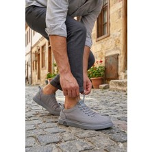 Guja 26Y510-2 Rahat Kauçuk Taban Tekstil Lastik Bağcıklı Sneaker Erkek Ayakkabı