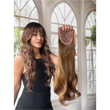 Özbience Gerçek Saç Dokulu Bağcıklı At Kuyruğu Yandan Dolamalı Kolay Takım