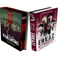 İndigo Kitap Karantina 1. Perde Film Özel Baskı Ciltli ve Enkaz Altındakiler 1 Ciltli (Beyza Alkoç) 2'li Set