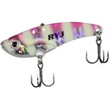 Ryuji Mirror Vib 4gr 3.5cm Vibrasyon Jig Yem Renk Pink Zebra Glow