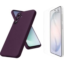 Coolacs Samsung Galaxy S26 ile Uyumlu Kılıf Esnek Premium Telefon Kılıfı ve Temperli Cam Ekran Koruyucu