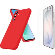 Coolacs Samsung Galaxy S26 Plus ile Uyumlu Kılıf Esnek Premium Telefon Kılıfı ve Temperli Cam Ekran Koruyucu