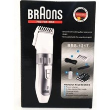 Eco Lounge Braons Şarj Edilebilir Kablosuz Tıraş Makinesi BRS-1217