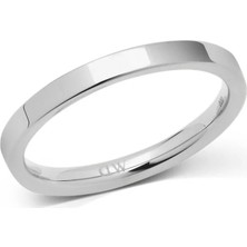 Daniel Wellington Line Ring Polished Silver 2.5mm