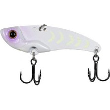 Ryuji Mirror Vib 6.5cm 22GR Vibrasyon Jig Yem Purple Head Glow