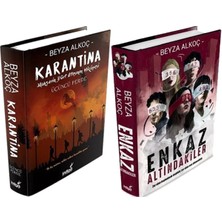 İndigo Kitap Karantina 3 Ciltli ve Enkaz Altındakiler 1 Ciltli (Beyza Alkoç) 2'li Set