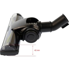 Sekaparts Philips Uyumlu Slim Turbo Başlık | Yatay Süpürge Turbo Fırça | Halı Koltuk Tüy Toplama Aparatı | Güçlü Döner Başlık
