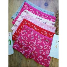 Gelincik Kız Çocuk Desenli Likralı Penye Boxer - Karışık Renk - 7-8 Yaş 6'lı