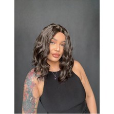 Özbience Doğal Görünümlü Perçemsiz Küt Peruk, Medikal Saç Görünümlü Tasarım