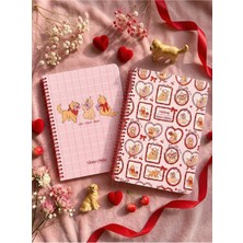 Victoria's Journals A5 Spiralli Okul Defteri 2’li Set – Düz Soft Touch Kapak