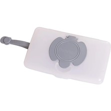 Mini Islak Mendil Kutusu Gri (4 Adet)