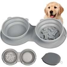 Eco Lounge Mikopet Katlanabilir Ikili Mama ve Su Kabı