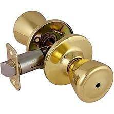 SHC4200 782748 Lale 2 Yönlü Mandal Gizlilik Kapı Topuzu, Ayarlanabilir Arka Set, Cilalı Pirinç Kaplama