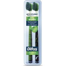 Difaş Proclınıc Stıl Bamboo Diş Fırçası 1+1 2 Adet