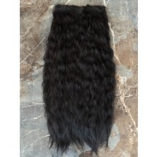 Özbience Yarımay Çıtçıt Modeli, Siyah Yoğun Dalga Saç Dokusu